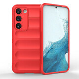 Magic Shield Case case for Samsung Galaxy S23+ flexible armored case red