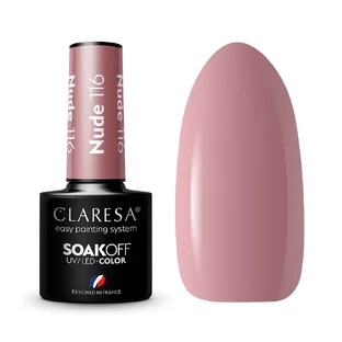 Claresa Soak Off UV/LED Nude Hybrid Varnish 116, 5 g