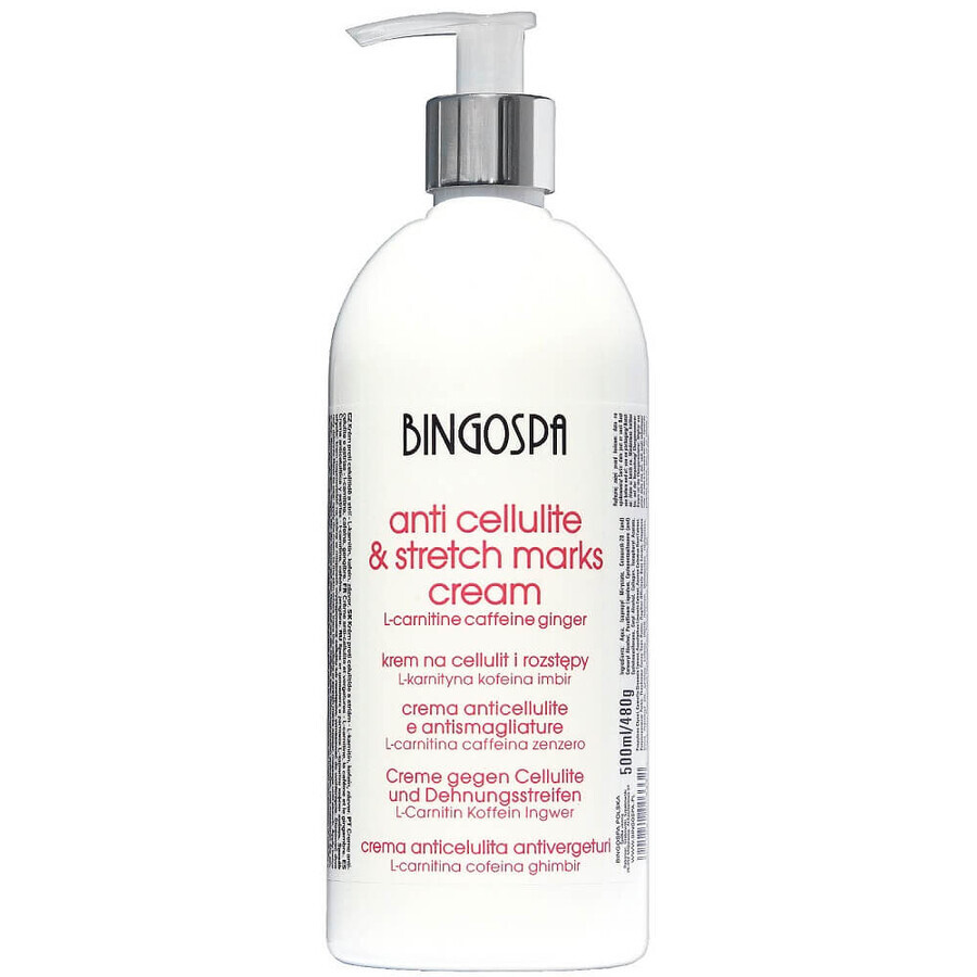 Buy BingoSpa Cream for cellulite and stretch marks with L-carnitine caffeine and ginger, 500ml BingoSpa Cream for cellulite and stretch marks with L-carnitine caffeine and ginger, 500ml