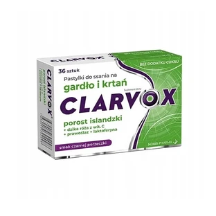 Clarvox Lichen Rose, 36 lozenges