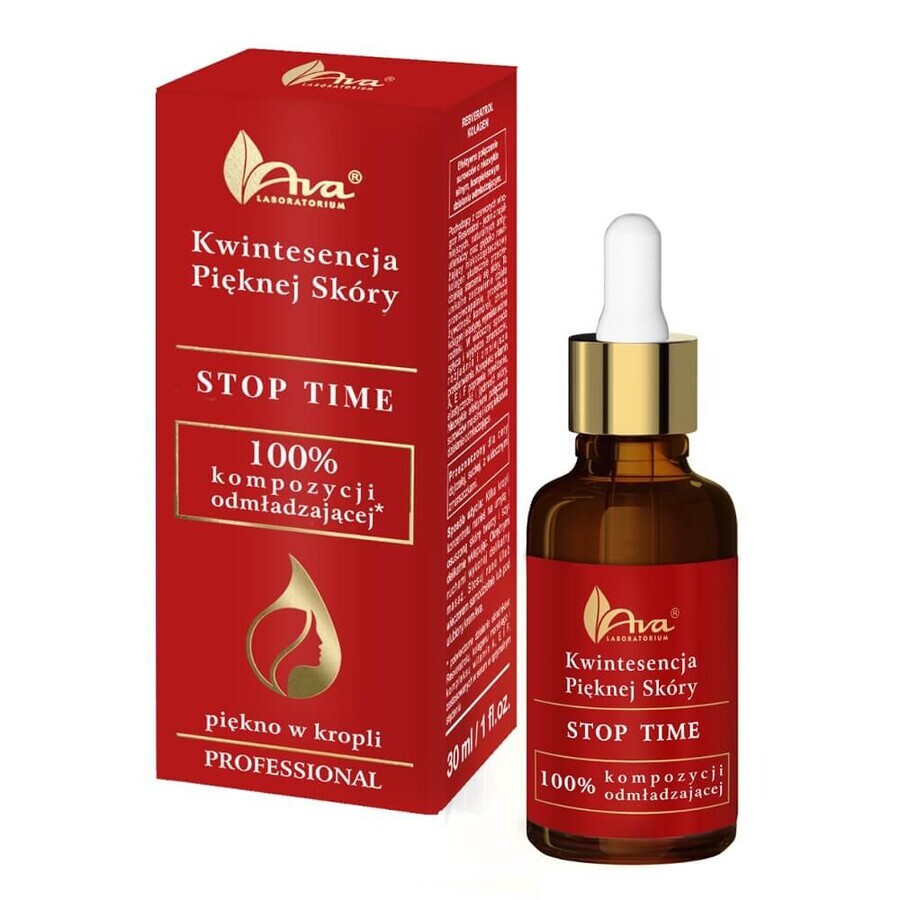 AVA Quintessence of Beautiful Skin Stop Time Anti-wrinkle Face Serum, 30 ml