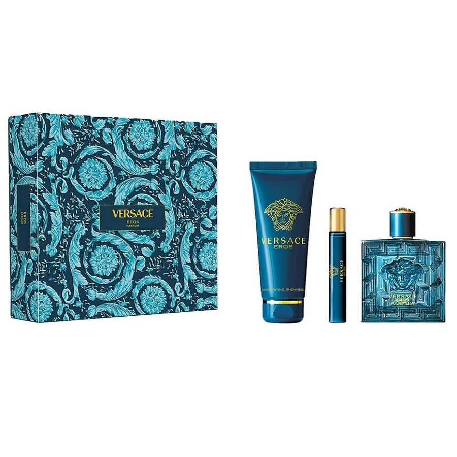 Winkel op Versace Eros Set Parfum, 100 ml + Douchegel, 150 ml + Parfum, 10 ml Versace Eros Set Parfum, 100 ml + Douchegel, 150 ml + Parfum, 10 ml