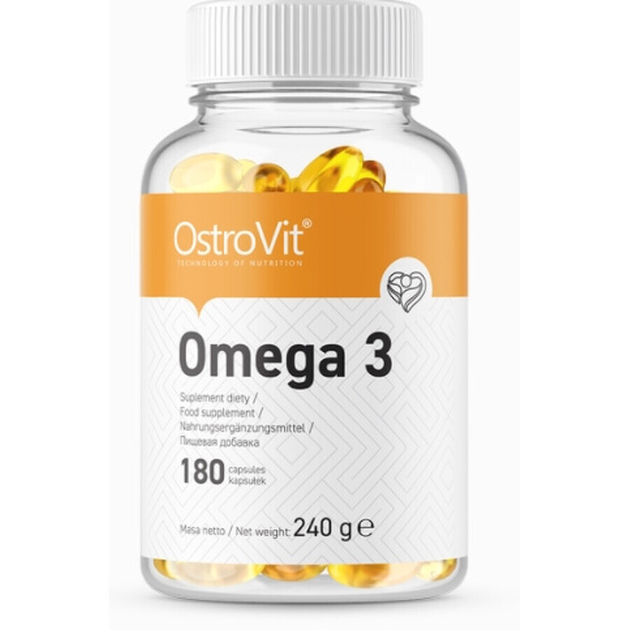 Ostrovit, Omega 3, 180 capsules