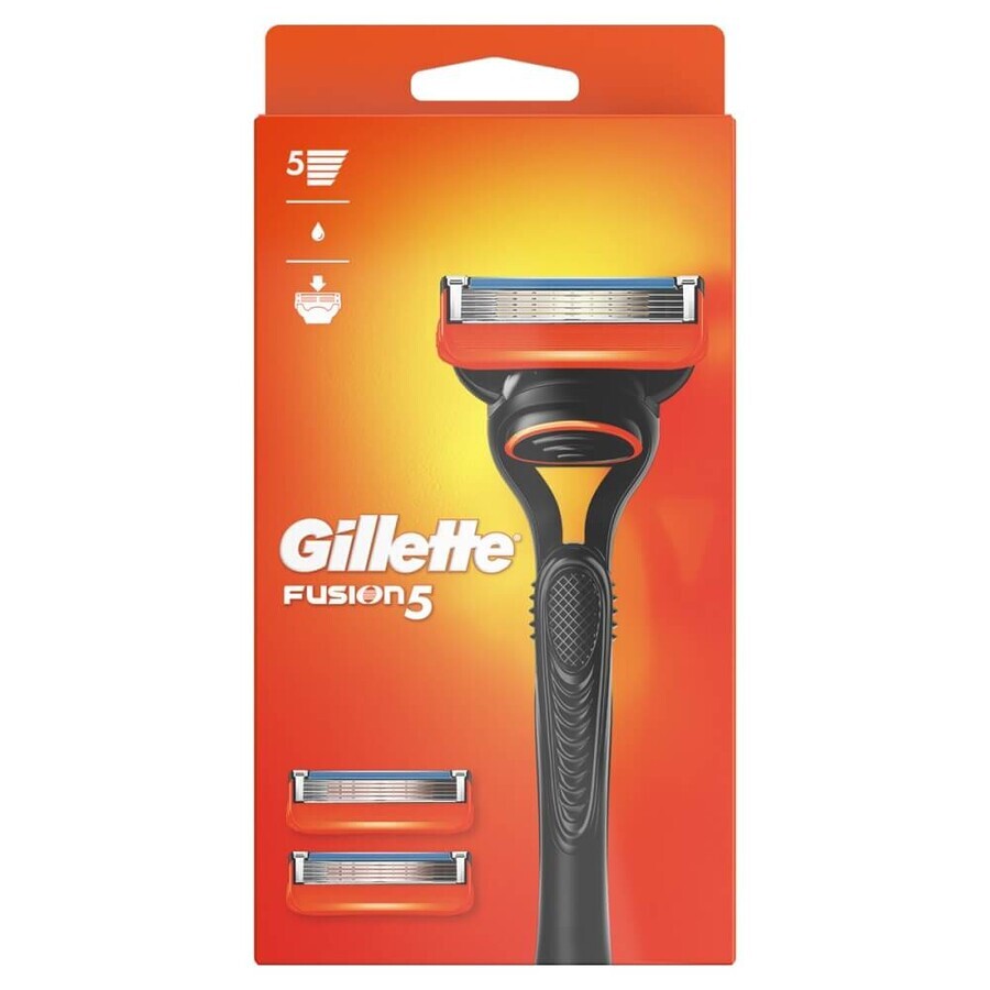 Gillette Fusion5 Shaving razor + cartridges, 3 pieces