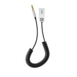 Baseus BA01 Receptor audio Bluetooth 5.0 cablu adaptor audio AUX jack negru (CABA01-01)