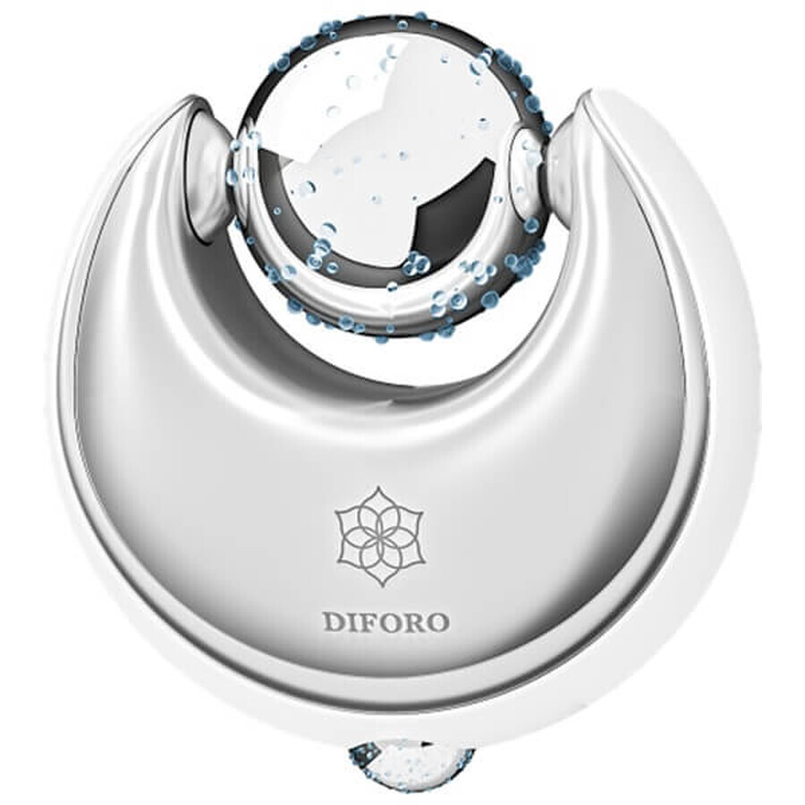 Diforo Facial Ice Globes Masaj facial de răcire și încălzire alb