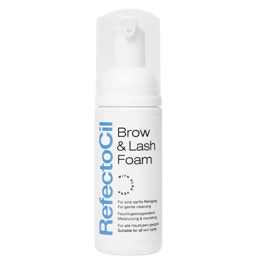 Refectocil Brow amp; Lash Foam Schiuma detergente per sopracciglia e ciglia, 45 ml