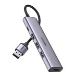 Ugreen USB HUB Splitter - 4x USB 3.0 gris (CM473 20805)
