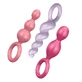 Satisfyer Booty Call stimulierendes Anal Plug Set Farbig