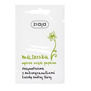 Ziaja, Gurke und Minze, Enzymatische Maske, 7ml