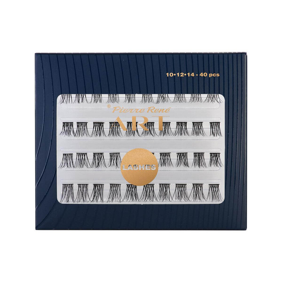 Pierre Rene Art Perfection Lashes en grappes, 40 pièces