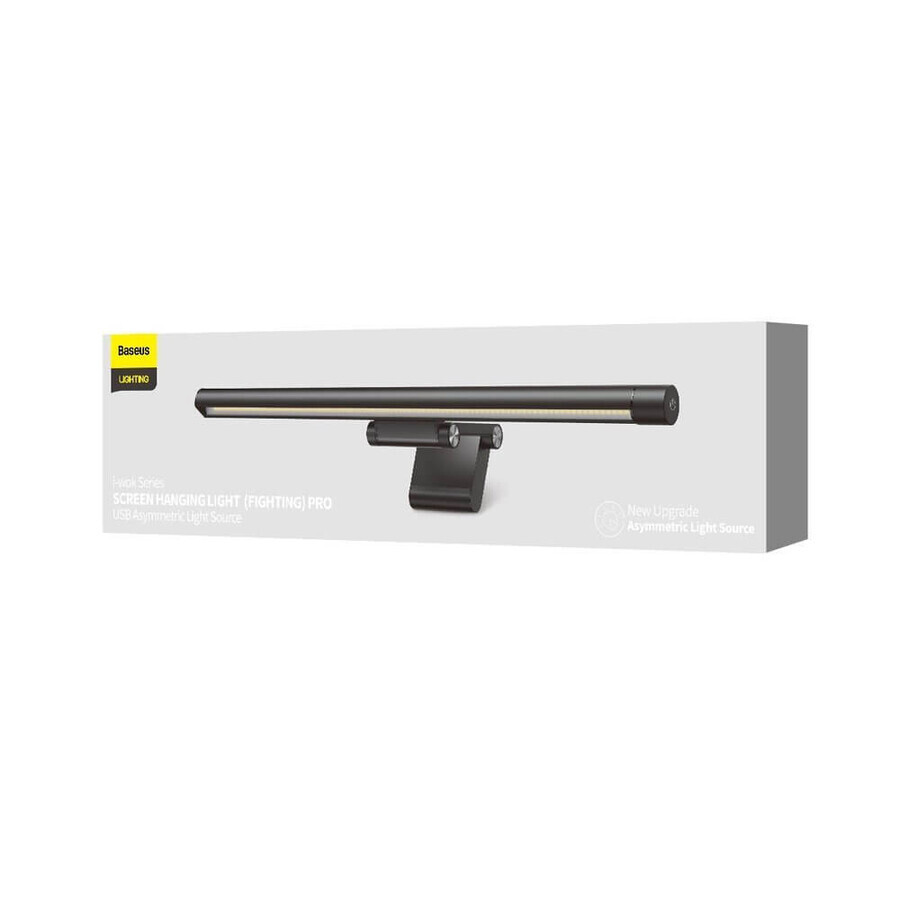 Baseus i-wok Serie LED-Monitorleuchte für Desktop-Bildschirmleuchte schwarz (DGIWK-P01)