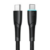 Joyroom Starry Series SA32-CC3 Cablu USB-C / USB-C 60W 1m - negru