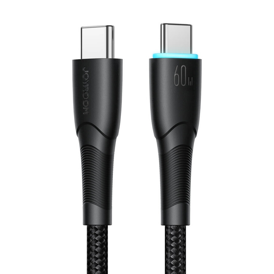 Joyroom Starry Series SA32-CC3 Cable USB-C / USB-C 60W 1m - negro