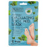 Beauty Formulas Exfoliating Peppermint Foot Mask, 1 pair