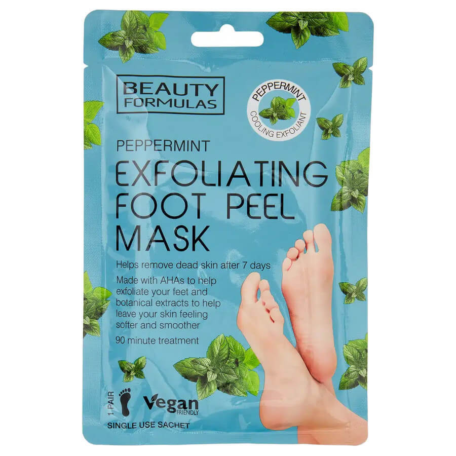 Buy Beauty Formulas Exfoliating Peppermint Foot Mask, 1 pair Beauty Formulas Exfoliating Peppermint Foot Mask, 1 pair