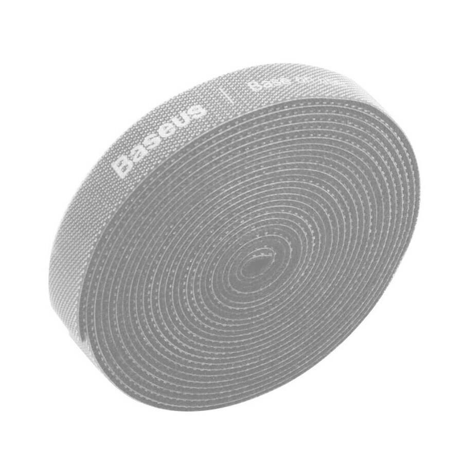Baseus Rainbow Circle hook and loop straps - Velcro cable organiser 3m grey(ACMGT-F0G)