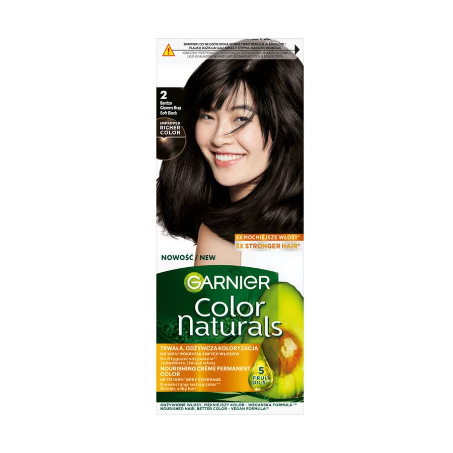 Garnier Color Naturals Creme Haarfarbe 2.0 Sehr dunkelbraun