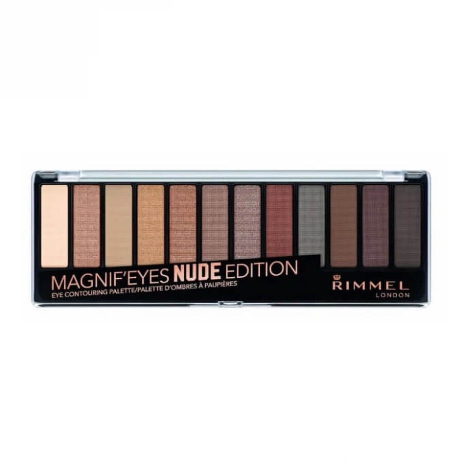 Buy Rimmel Magnif Eyes Shadow Palette 001 Nude Edition, 14.16 g Rimmel Magnif Eyes Shadow Palette 001 Nude Edition, 14.16 g