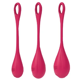 Satisfyer Yoni Power 1 Kegel bal set voor spiertraining Rood