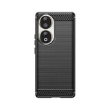 Siliconen hoesje Carbon case voor Honor 90 - zwart