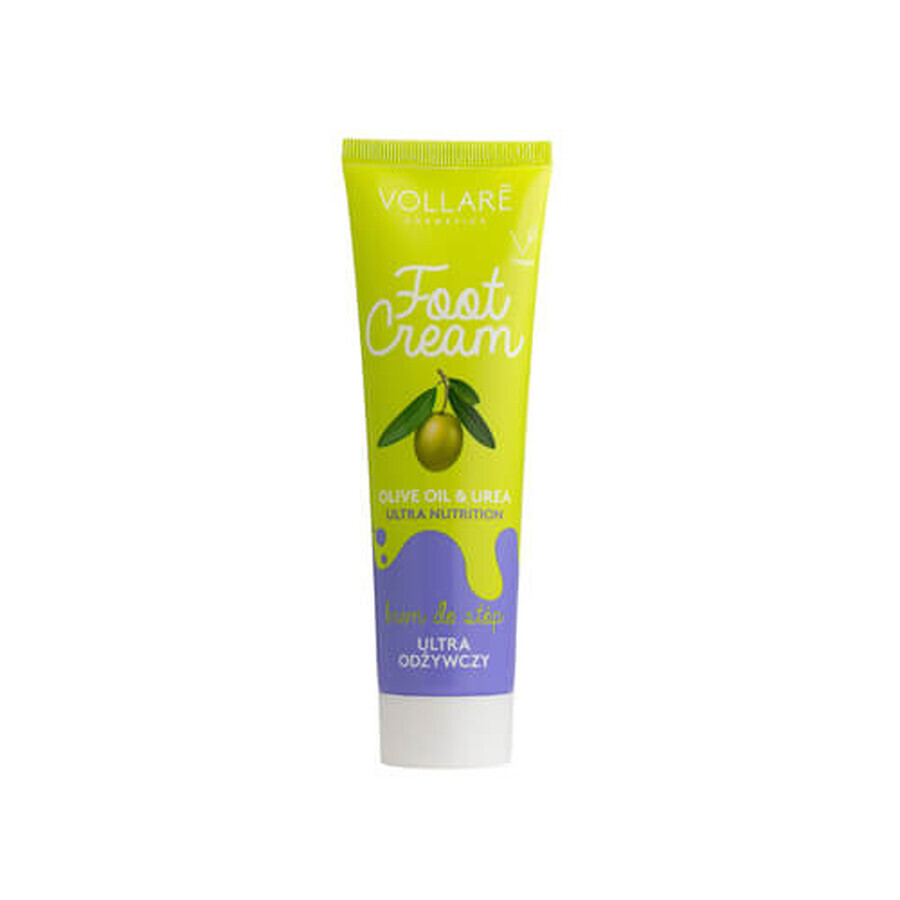 Vollare Foot Cream Nourishing Olive Oil and Urea, 100ml
