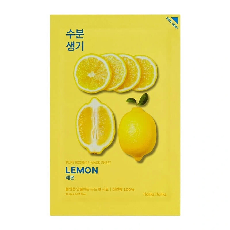 Comprar Holika Holika Pure Essence Mascarilla de Limón en una hoja, 20 ml Holika Holika Pure Essence Mascarilla de Limón en una hoja, 20 ml