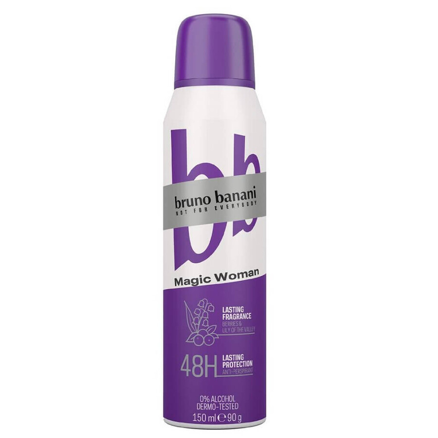 Bruno Banani Magic Woman Antiperspirant, 150 ml