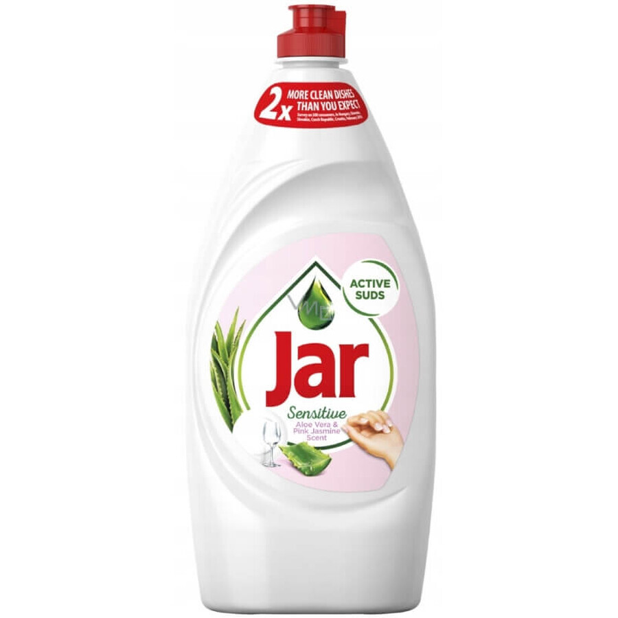Líquido lavavajillas Jar Sensitive Aloe amp; Pink Jasmin, 900 ml