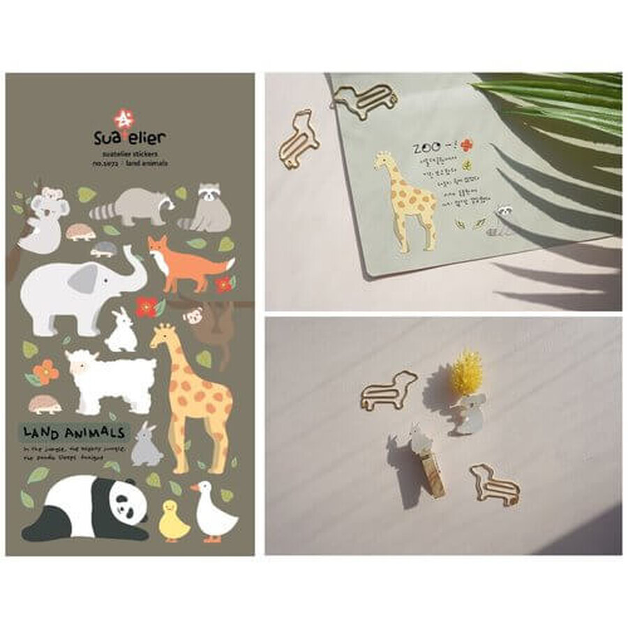 Stickers décoratifs Animaux terrestres Suatelier