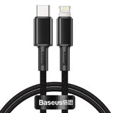 Baseus CATLGD-01 Lightning - USB-C PD 20W 480Mbps cablu 1m - negru