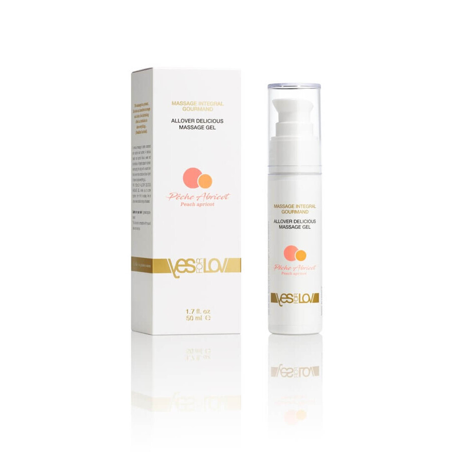 Yes For Lov Intimate 2-in-1 Massage Gel Peach and Apricot, 50 ml