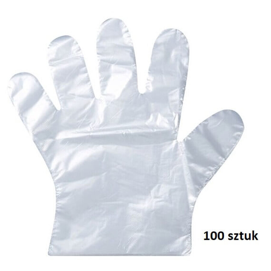 Cumpără Mănuși din plastic, 100 bucăți Mănuși din plastic, 100 bucăți