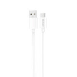 Dudao L4ST USB-A / USB-C 2A 1m Kabel - weiß