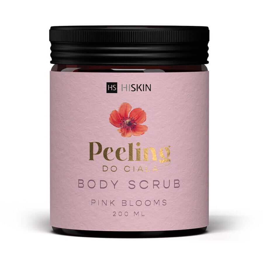 HiSkin Lady Flowers Body scrub pioenroos amp; roos, 200 ml