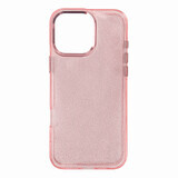 Funda Glitter para iPhone 16 Pro Max - rosa con purpurina
