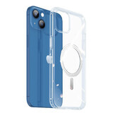 Dux Ducis Clin étui magnétique pour iPhone 14 Plus compatible avec MagSafe transparent