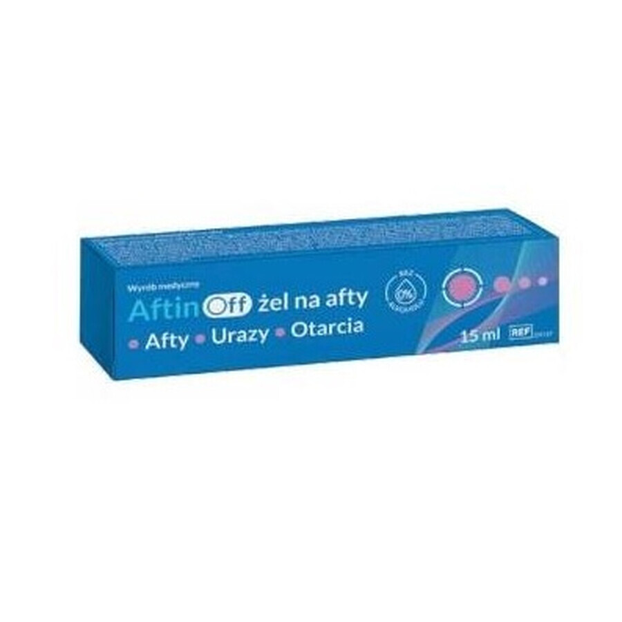 AftinOff, aphthous gel, 15 ml