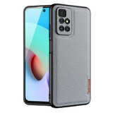 Étui en nylon Dux Ducis Fino pour Xiaomi Redmi 10 bleu