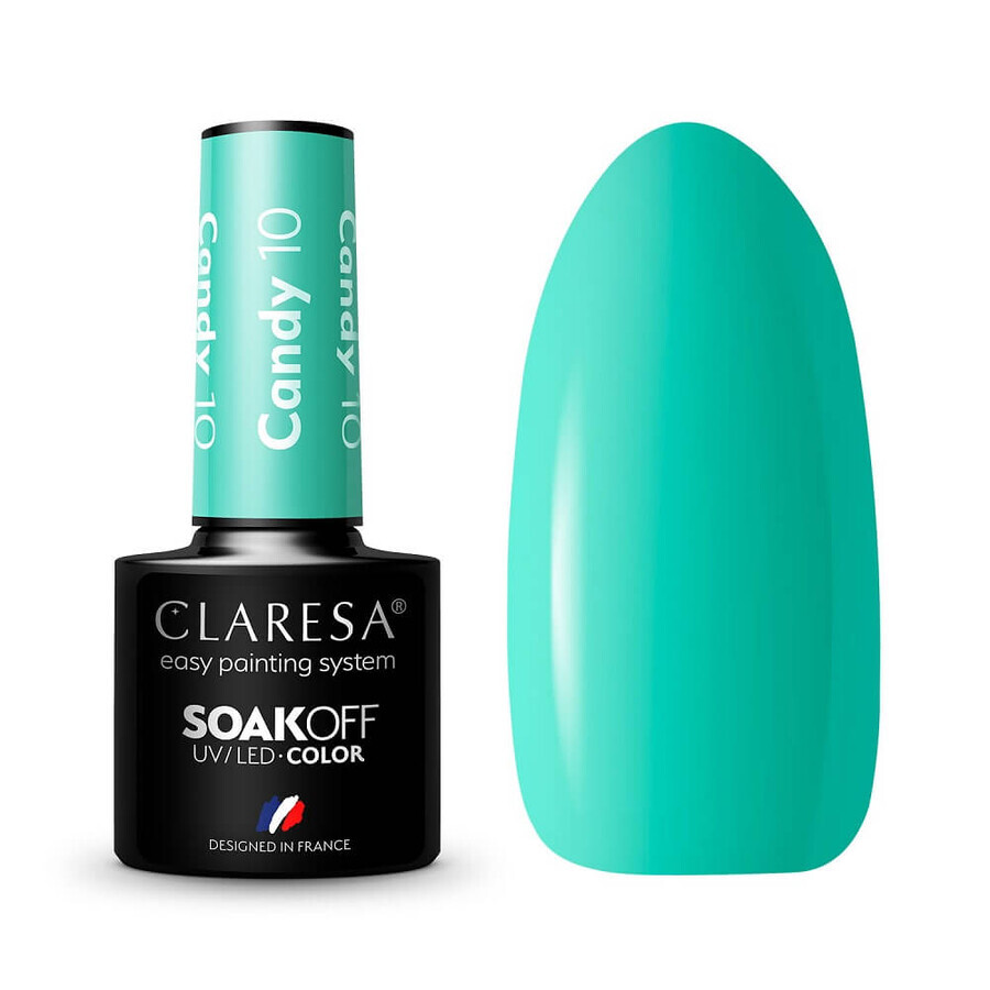 Claresa Soak Off Vernice ibrida UV/LED Candy 10, 5 g
