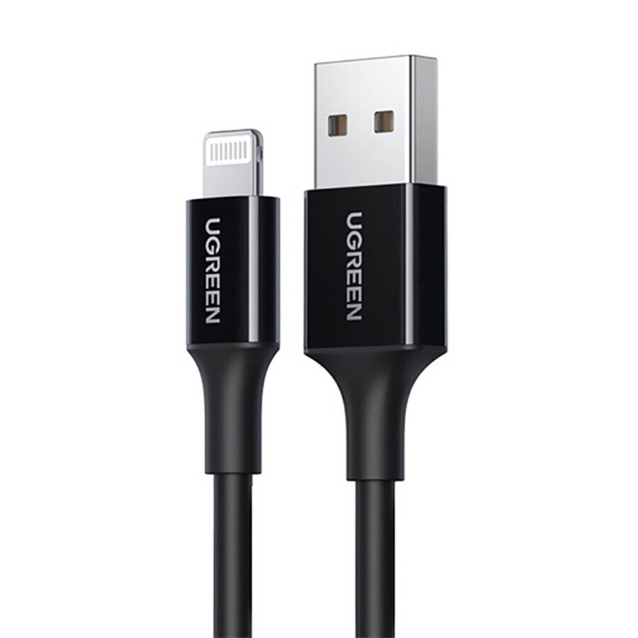 Ugreen Kabel US155 80823 USB-A / Lightning MFi 2.4A 2m - schwarz