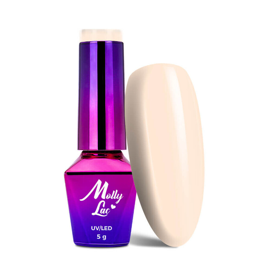 MollyLac Wedding Yes I Do Hybrid Varnish 27 I Love Creamy, 5 g