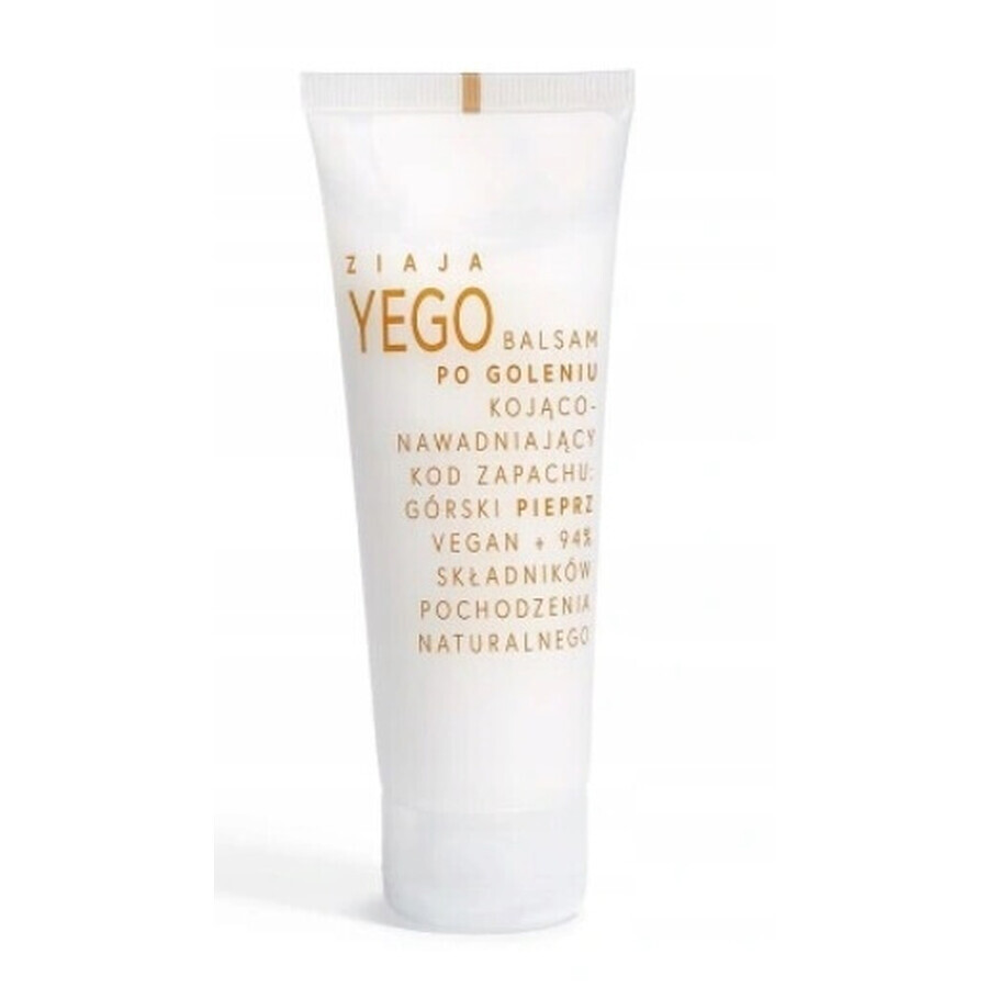 Ziaja Yego, Soothing and Hydrating Mountain Pepper After Shave Balm, 80 ml