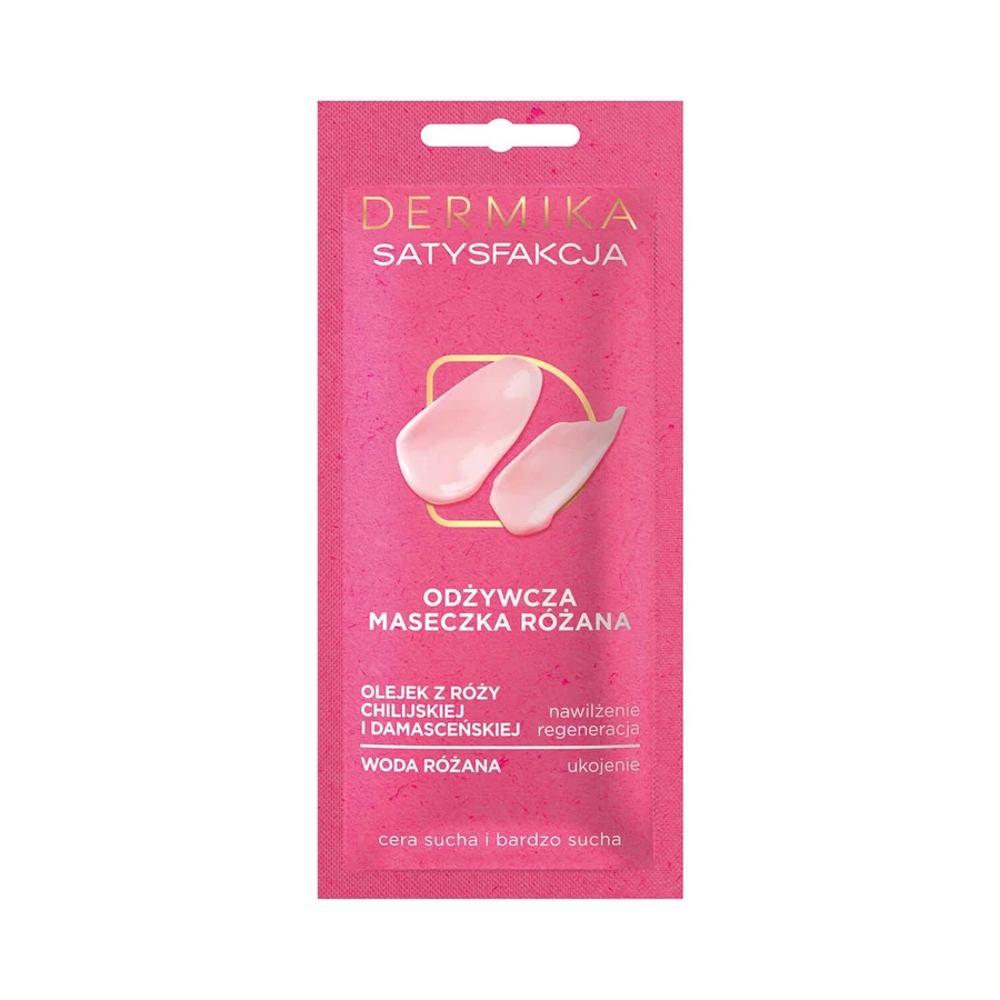 Dermika Tevredenheid Roos Voedend Masker, 10 ml