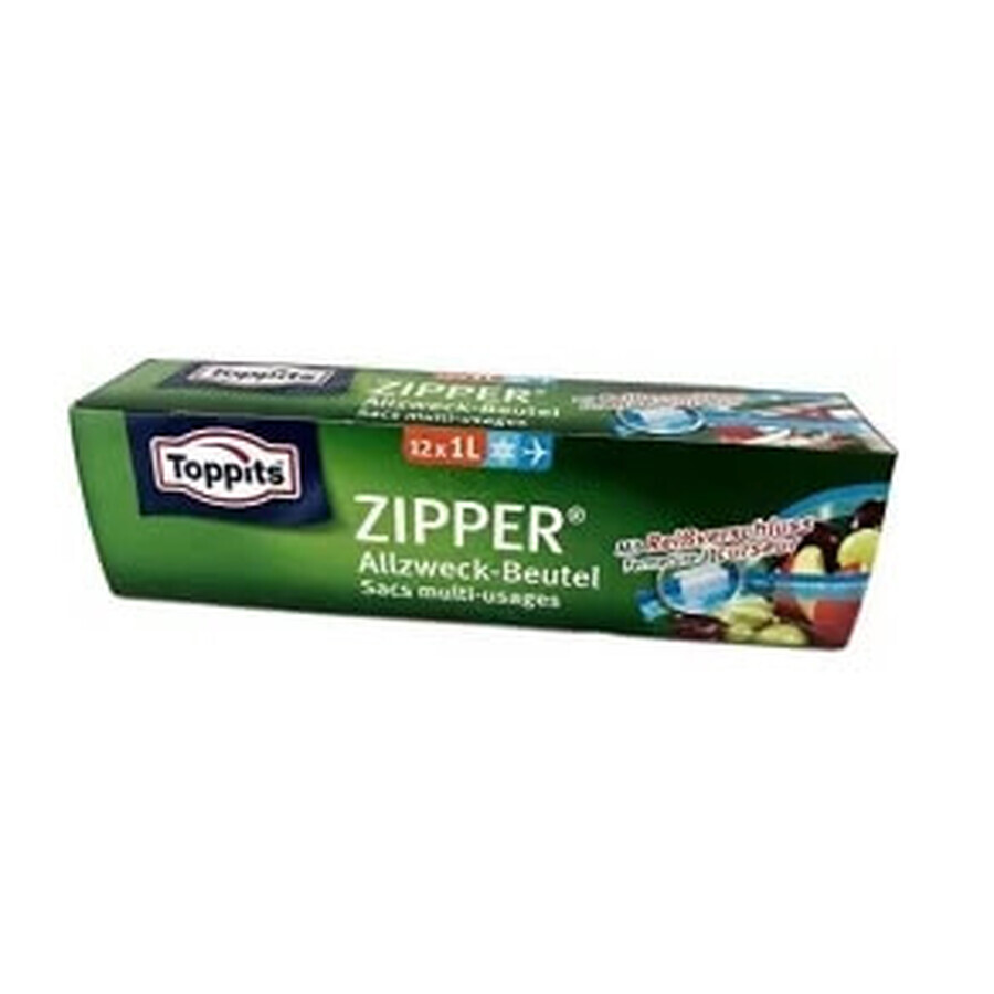 Winkel op Ritssluiting, multifunctionele zakken 1l, 12 stuks Ritssluiting, multifunctionele zakken 1l, 12 stuks