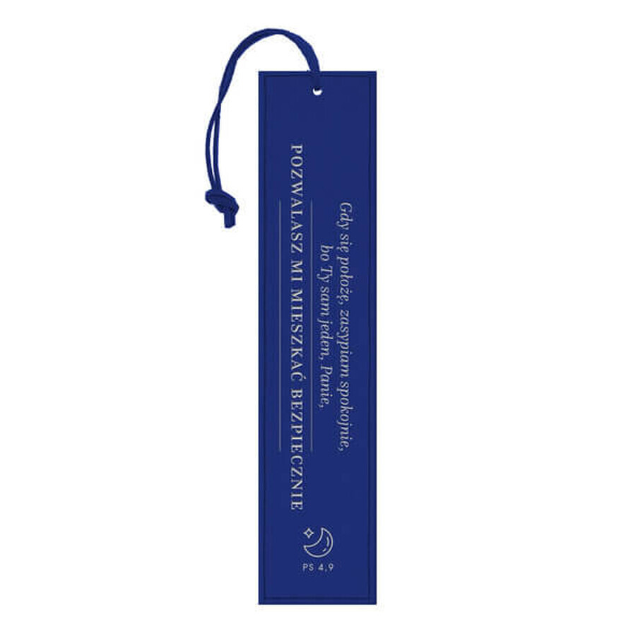Semn de carte din piele Când mă întind