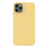 Eco Case voor iPhone 11 Pro siliconen telefoonhoesje geel