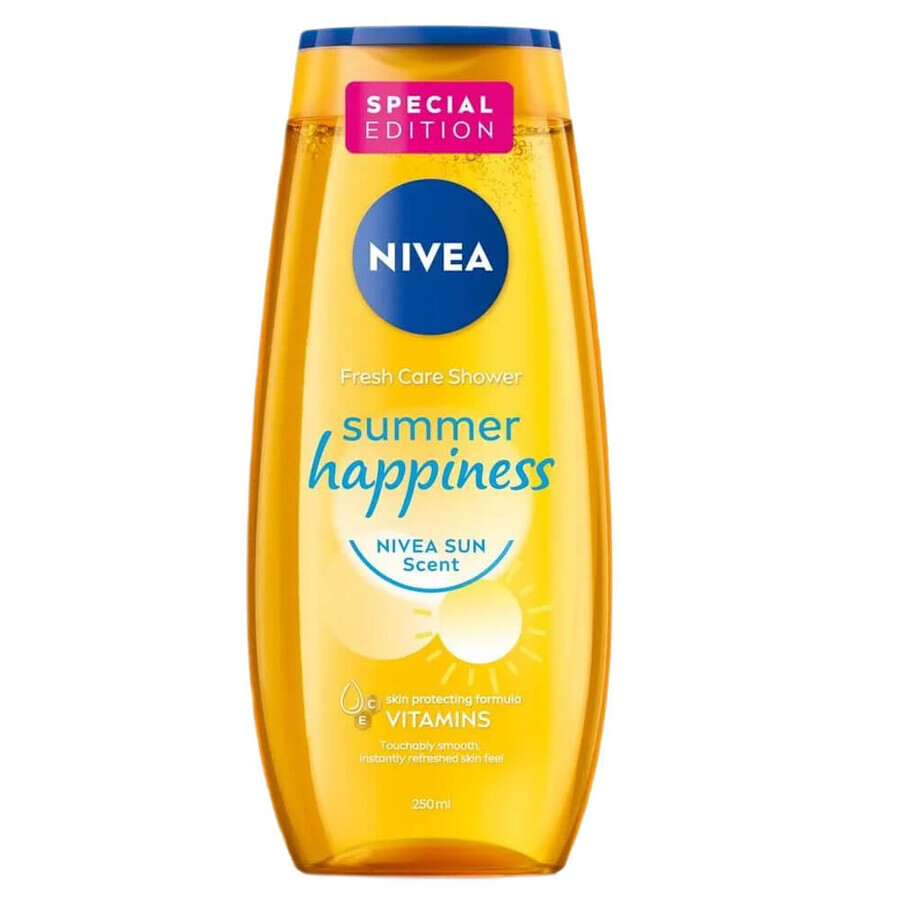 Gel douche Nivea Summer Happiness, 250 ml