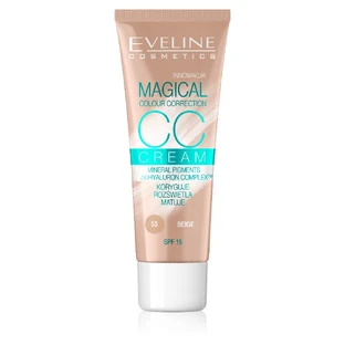 Eveline Cosmetics Magical Colour CC Cream Fond de teint multifonctionnel 53 Beige, 30 ml