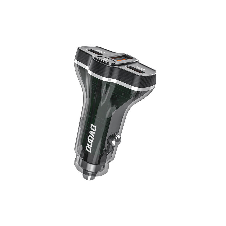 Dudao R78 78W USB-C PD / 2xUSB-A QC Autoladegerät - schwarz